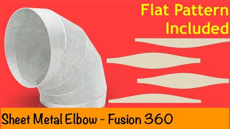 sheet metal elbow pattern